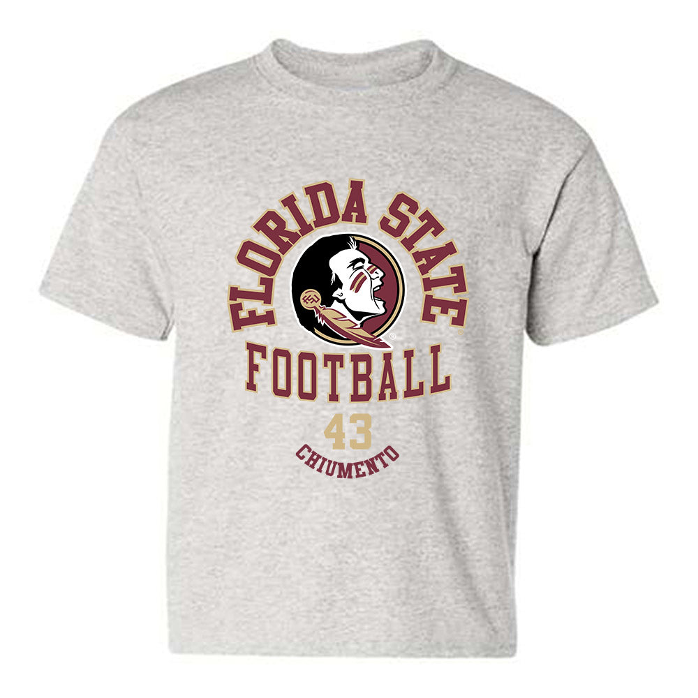 FSU - NCAA Football : Mac Chiumento - Classic Fashion Shersey Youth T-Shirt-0