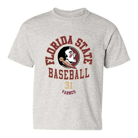 FSU - NCAA Baseball : Braxton Varnes - Classic Fashion Shersey Youth T-Shirt-0