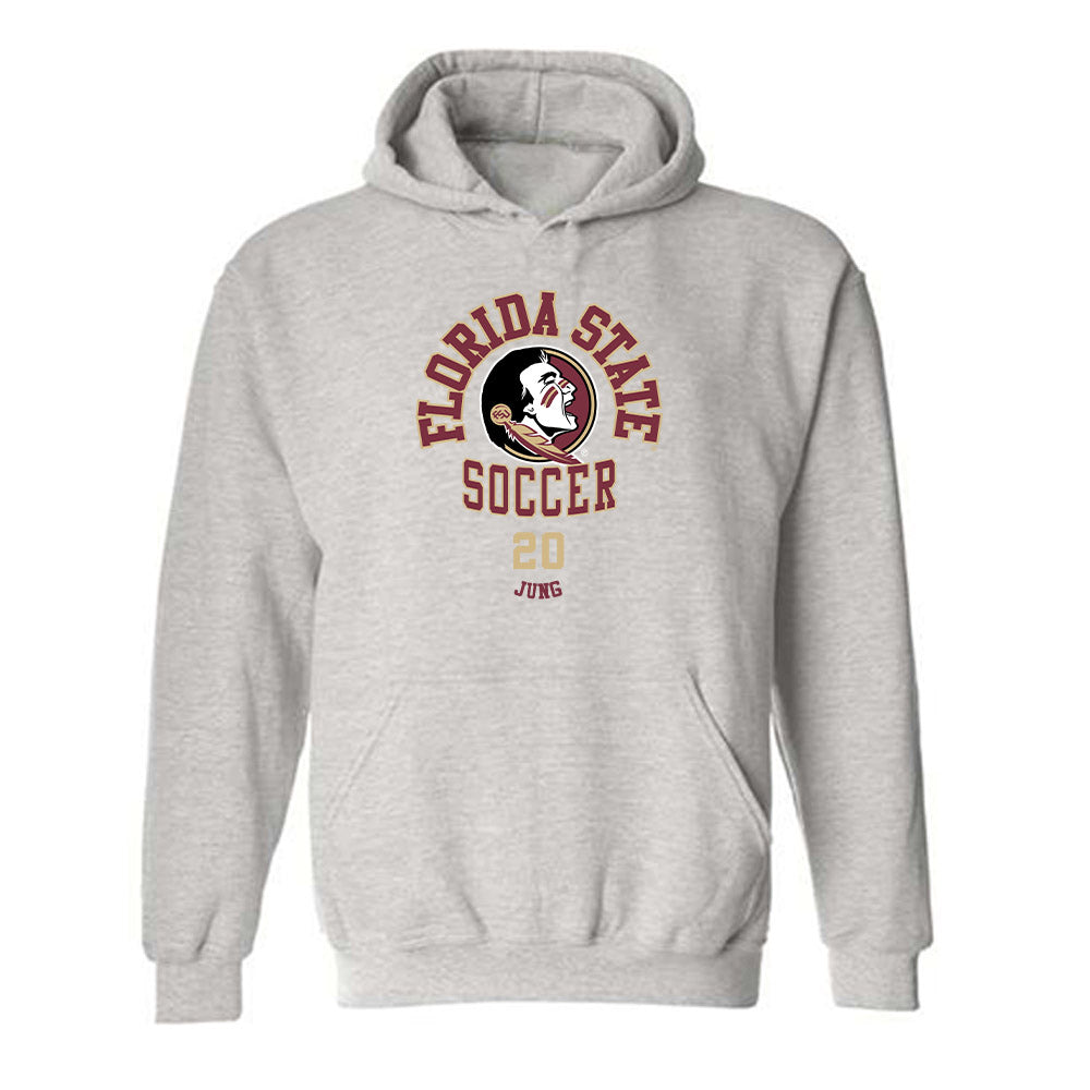 FSU - NCAA Women's Soccer : Joelle Jung - Classic Fashion Shersey Hooded Sweatshirt-0