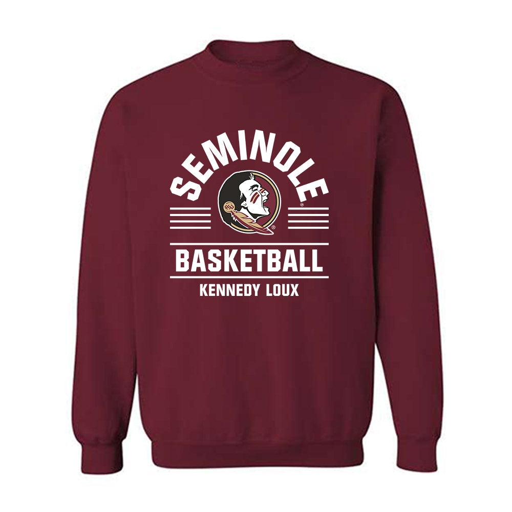 FSU - NCAA Women's Basketball : Kennedy Loux - Classic Fashion Shersey Crewneck Sweatshirt-0