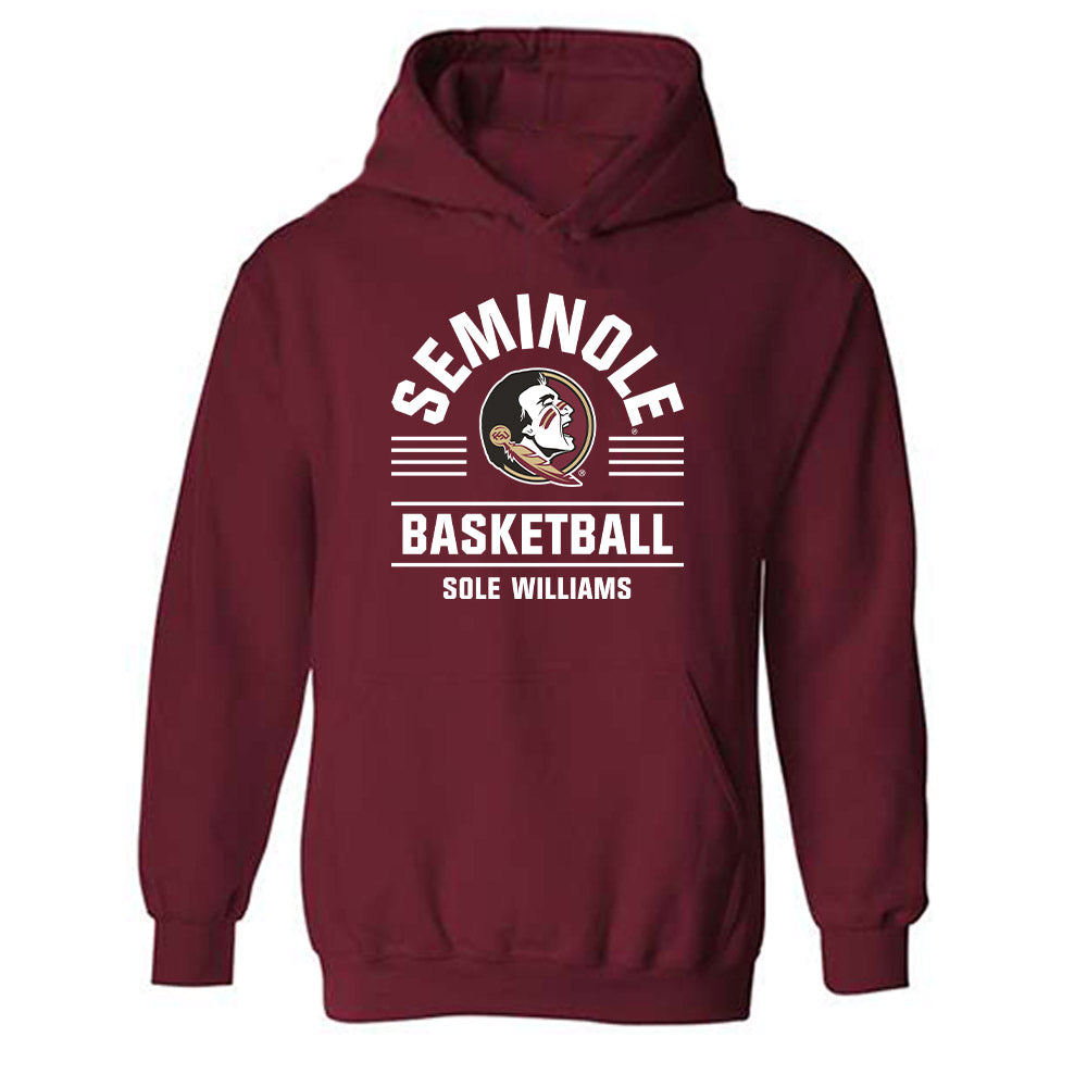 FSU - NCAA Women's Basketball : Sole Williams - Classic Fashion Shersey Hooded Sweatshirt-0