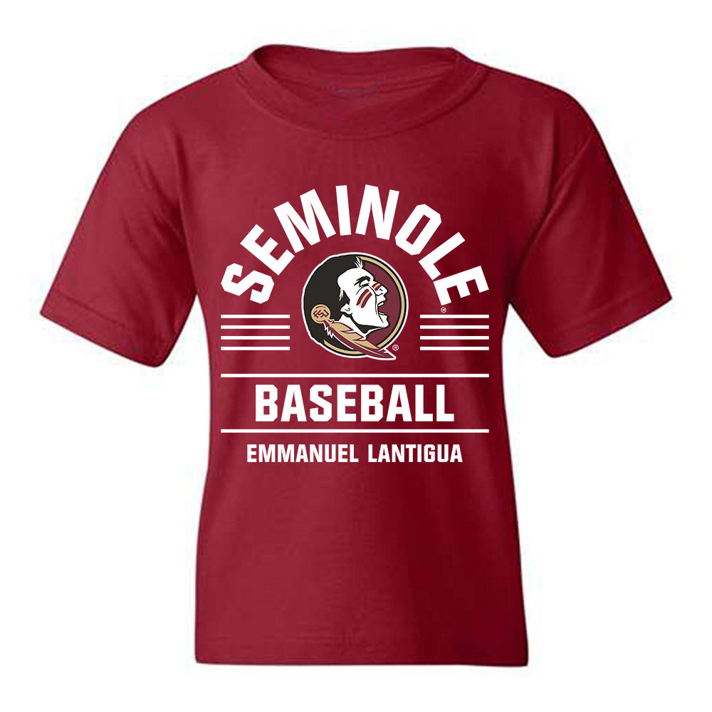 FSU - NCAA Baseball : Emmanuel Lantigua - Classic Fashion Shersey Youth T-Shirt-0