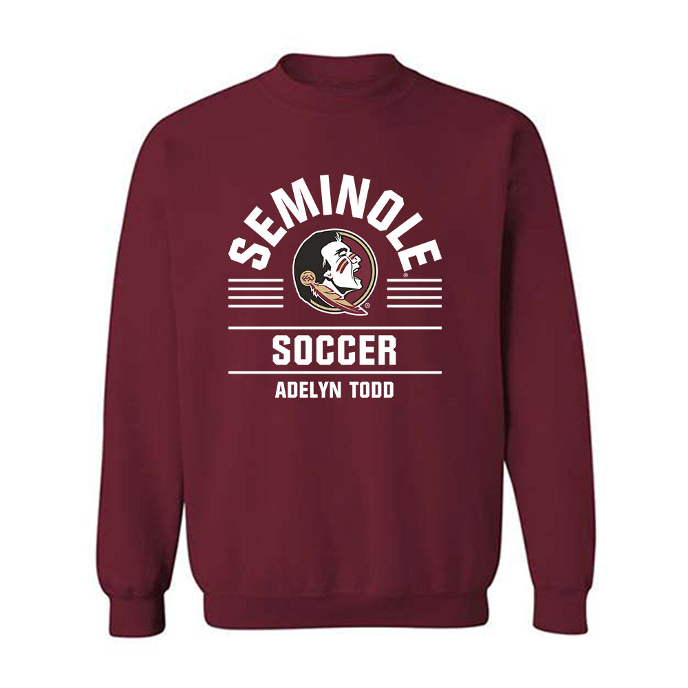 FSU - NCAA Women's Soccer : Adelyn Todd - Classic Fashion Shersey Crewneck Sweatshirt-0