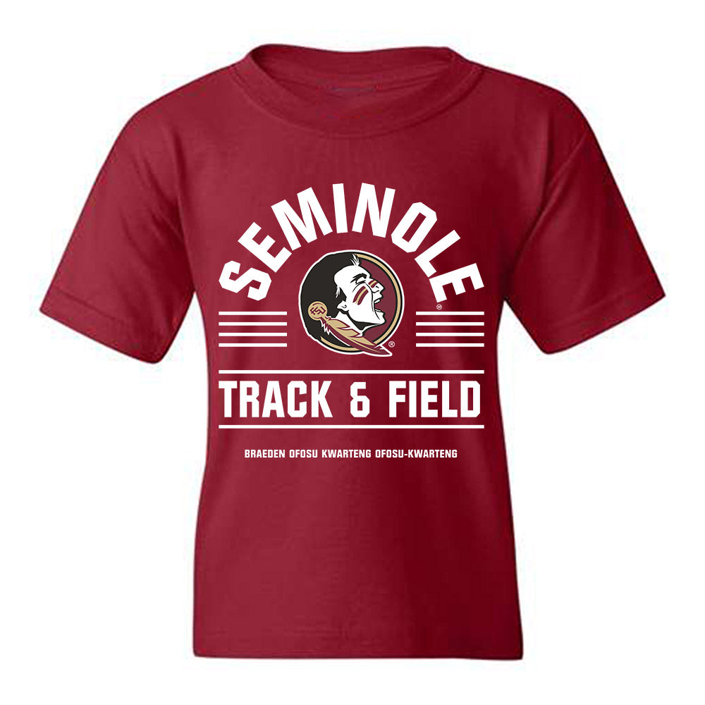FSU - NCAA Men's Track & Field : Braeden Ofosu Kwarteng Ofosu-Kwarteng - Classic Fashion Shersey Youth T-Shirt-0
