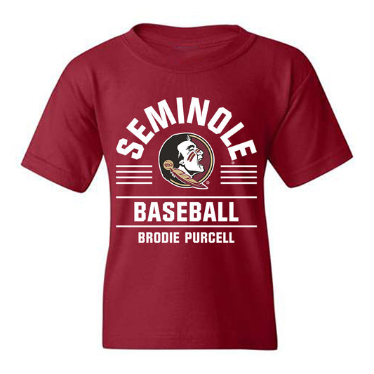 FSU - NCAA Baseball : Brodie Purcell - Classic Fashion Shersey Youth T-Shirt-0