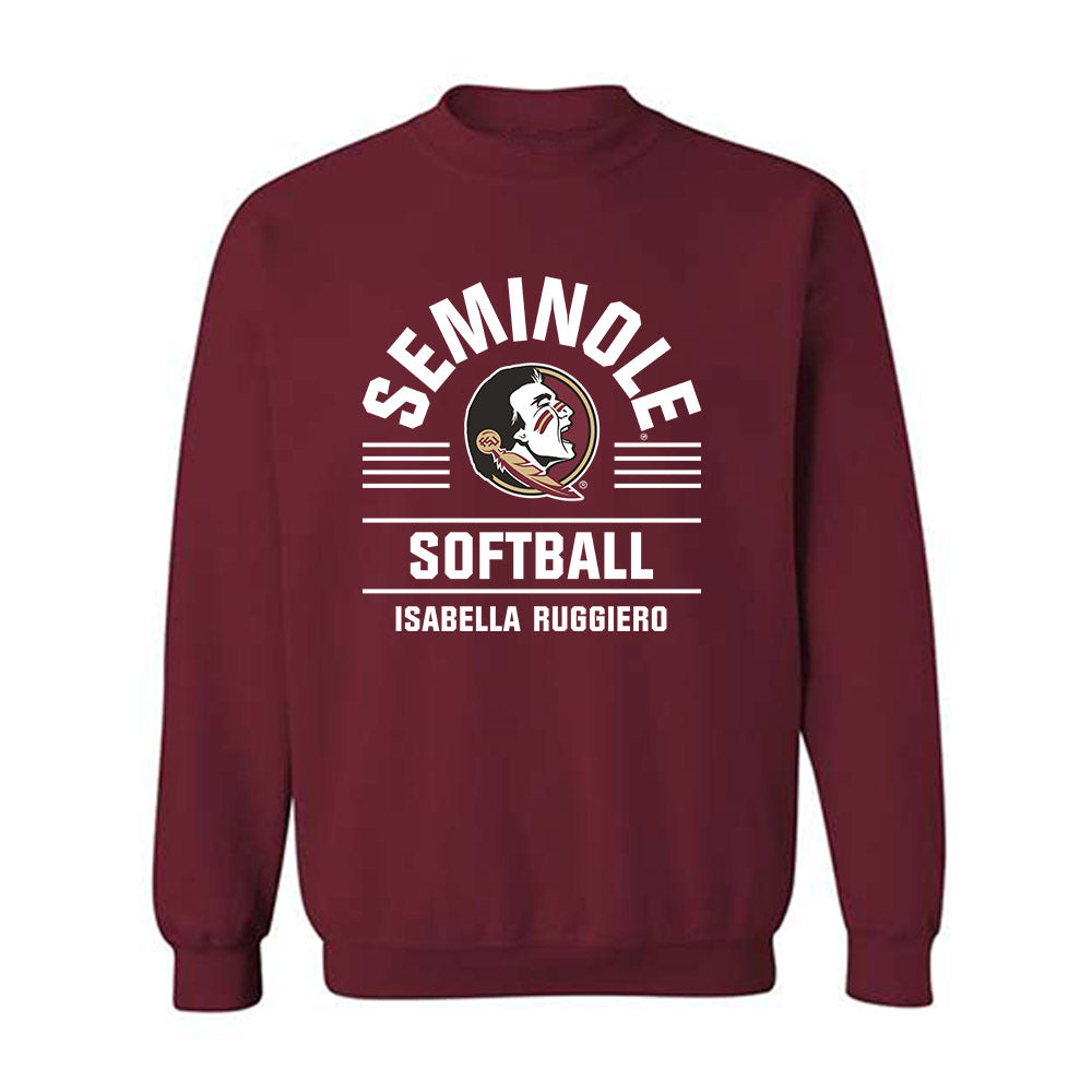 FSU - NCAA Softball : Isabella Ruggiero - Classic Fashion Shersey Crewneck Sweatshirt-0