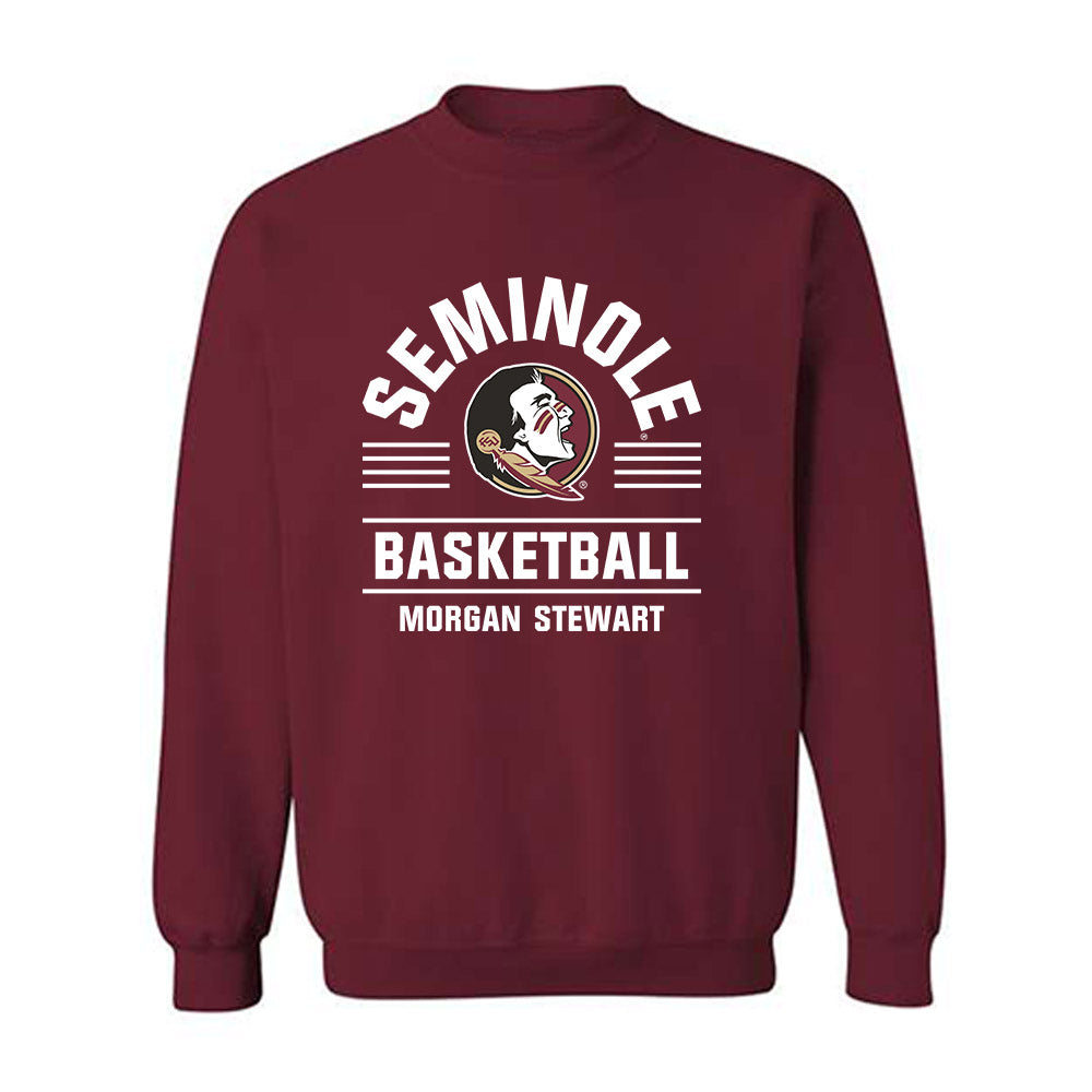 FSU - NCAA Women's Basketball : Morgan Stewart - Classic Fashion Shersey Crewneck Sweatshirt-0