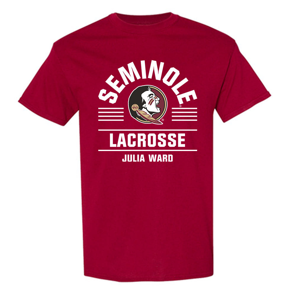 FSU - NCAA Women's Lacrosse : Julia Ward - Classic Fashion Shersey T-Shirt-0