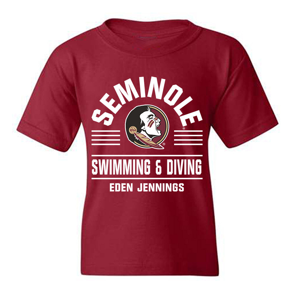FSU - NCAA Women's Swimming & Diving : Eden Jennings - Classic Fashion Shersey Youth T-Shirt-0