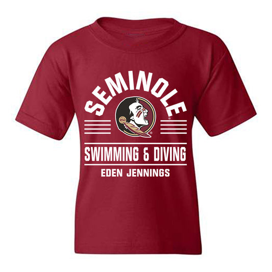 FSU - NCAA Women's Swimming & Diving : Eden Jennings - Classic Fashion Shersey Youth T-Shirt-0