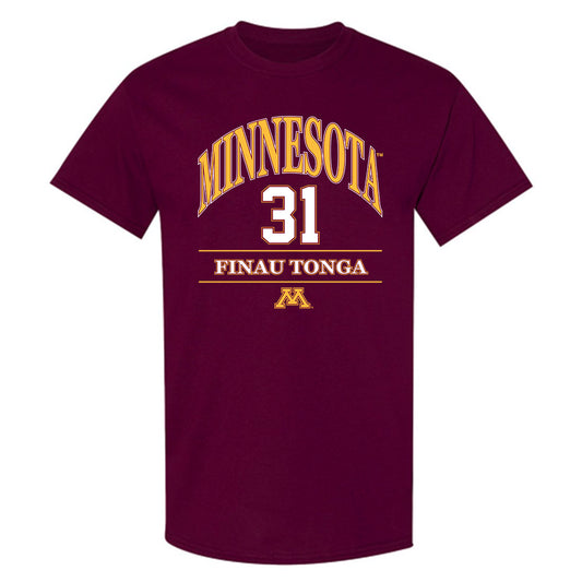 Minnesota - NCAA Women's Basketball : Finau Tonga - Classic Fashion Shersey T-Shirt-0