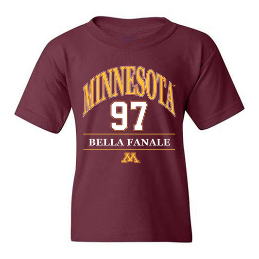 Minnesota - NCAA Women's Ice Hockey : Bella Fanale - Classic Fashion Shersey Youth T-Shirt-0