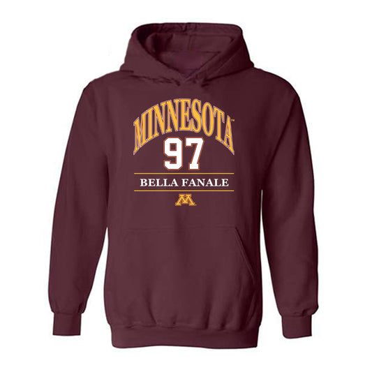 Minnesota - NCAA Women's Ice Hockey : Bella Fanale - Classic Fashion Shersey Hooded Sweatshirt-0