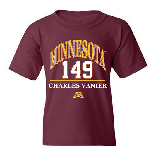Minnesota - NCAA Wrestling : Charles Vanier - Classic Fashion Shersey Youth T-Shirt-0