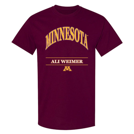 Minnesota - NCAA Women's Cross Country : Ali Weimer - Classic Fashion Shersey T-Shirt-0