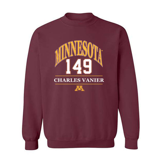 Minnesota - NCAA Wrestling : Charles Vanier - Classic Fashion Shersey Crewneck Sweatshirt-0