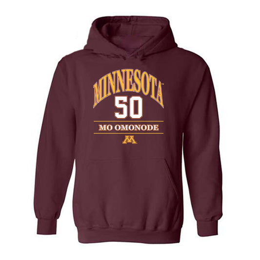 Minnesota - NCAA Football : Mo Omonode - Classic Fashion Shersey Hooded Sweatshirt-0