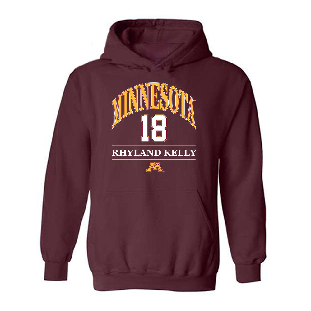 Minnesota - NCAA Football : Rhyland Kelly - Classic Fashion Shersey Hooded Sweatshirt-0