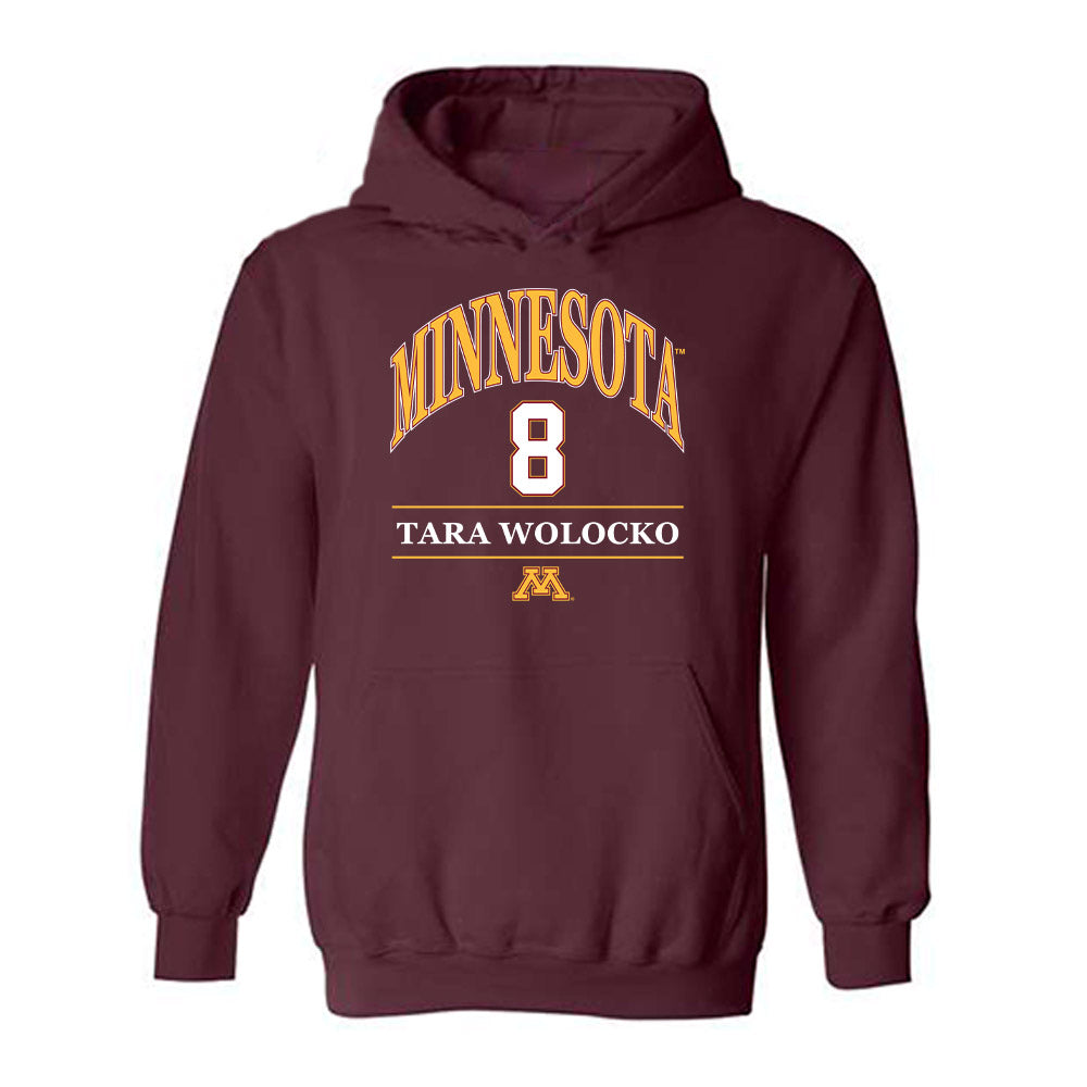 Minnesota - NCAA Softball : Tara Wolocko - Classic Fashion Shersey Hooded Sweatshirt-0