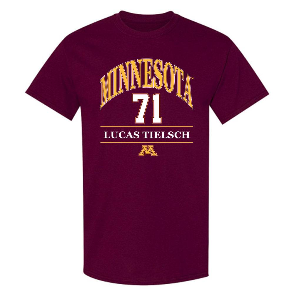 Minnesota - NCAA Football : Lucas Tielsch - Classic Fashion Shersey T-Shirt-0