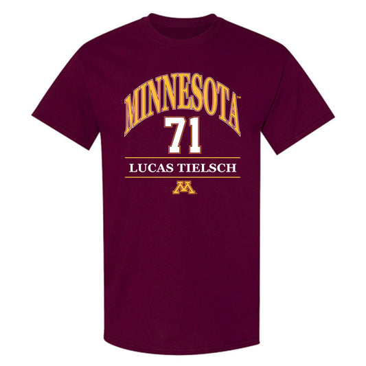 Minnesota - NCAA Football : Lucas Tielsch - Classic Fashion Shersey T-Shirt-0