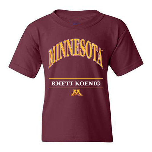 Minnesota - NCAA Wrestling : Rhett Koenig - Classic Fashion Shersey Youth T-Shirt-0