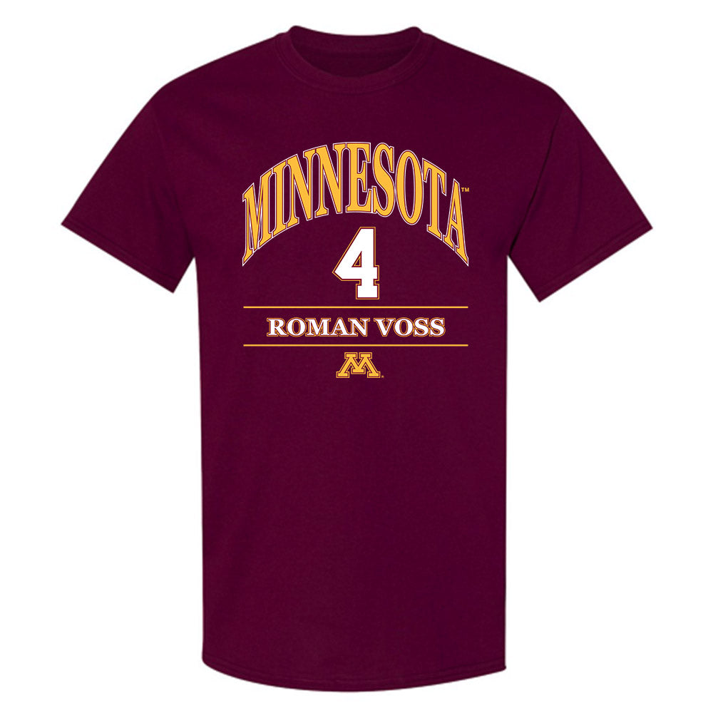 Minnesota - NCAA Football : Roman Voss - Classic Fashion Shersey T-Shirt-0