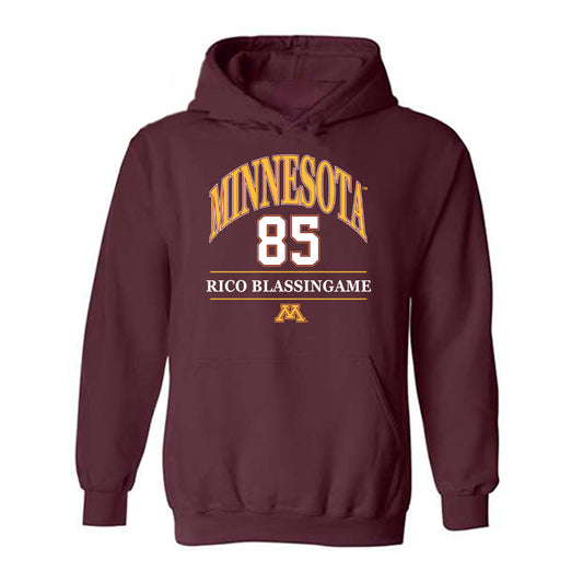 Minnesota - NCAA Football : Rico Blassingame - Classic Fashion Shersey Hooded Sweatshirt-0