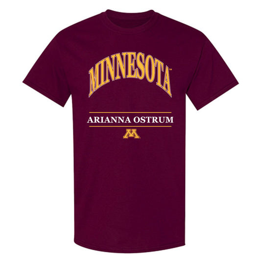 Minnesota - NCAA Women's Gymnastics : Arianna Ostrum - Classic Fashion Shersey T-Shirt-0