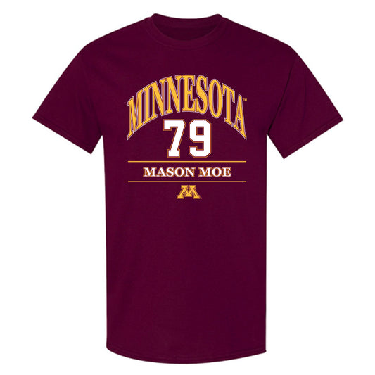Minnesota - NCAA Men's Ice Hockey : Mason Moe - Classic Fashion Shersey T-Shirt-0