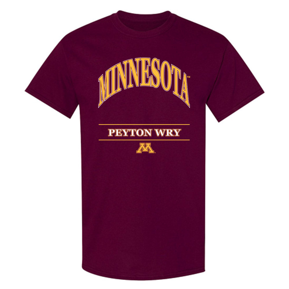 Minnesota - NCAA Women's Rowing : Peyton Wry - Classic Fashion Shersey T-Shirt-0