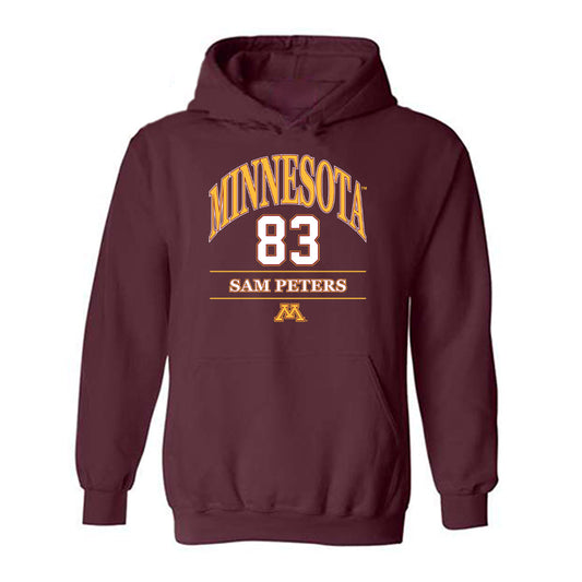 Minnesota - NCAA Football : Sam Peters - Classic Fashion Shersey Hooded Sweatshirt-0