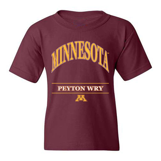 Minnesota - NCAA Women's Rowing : Peyton Wry - Classic Fashion Shersey Youth T-Shirt-0