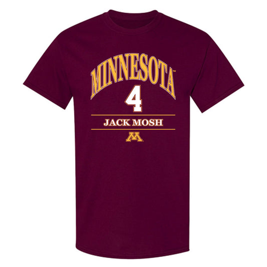 Minnesota - NCAA Baseball : Jack Mosh - Classic Fashion Shersey T-Shirt-0