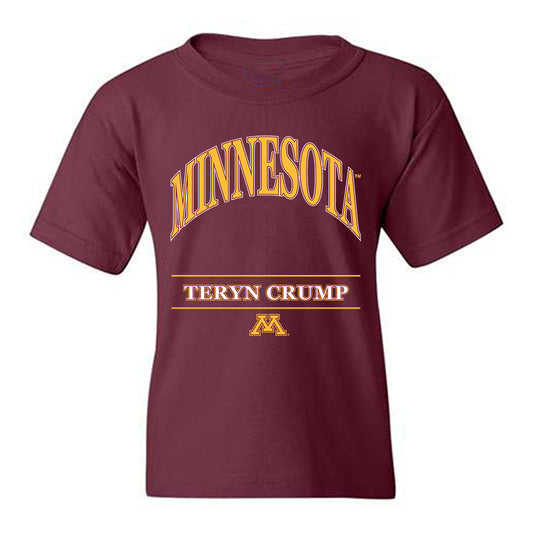 Minnesota - NCAA Women's Gymnastics : Teryn Crump - Classic Fashion Shersey Youth T-Shirt-0