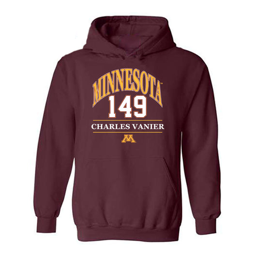 Minnesota - NCAA Wrestling : Charles Vanier - Classic Fashion Shersey Hooded Sweatshirt-0