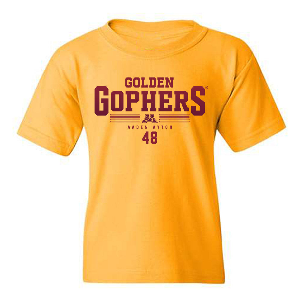 Minnesota - NCAA Football : Aaden Aytch - Classic Fashion Shersey Youth T-Shirt-0