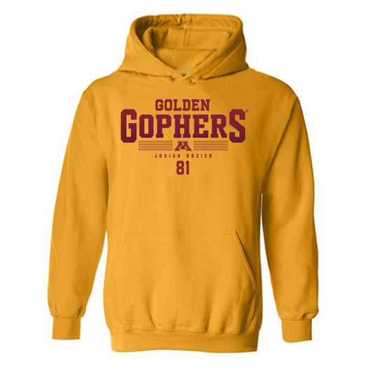 Minnesota - NCAA Football : Josiah Dozier - Classic Fashion Shersey Hooded Sweatshirt-0