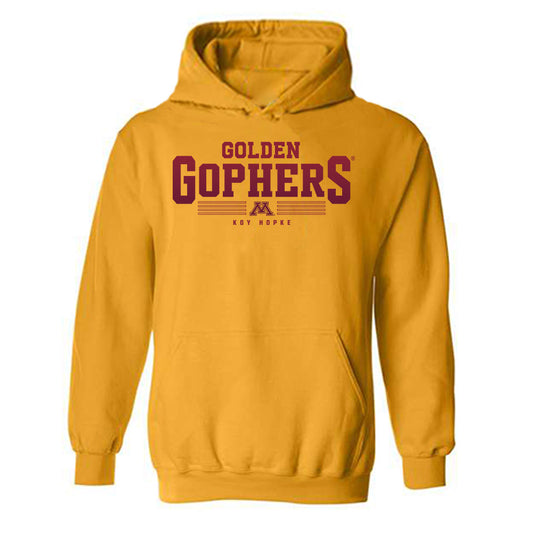 Minnesota - NCAA Wrestling : Koy Hopke - Classic Fashion Shersey Hooded Sweatshirt-0