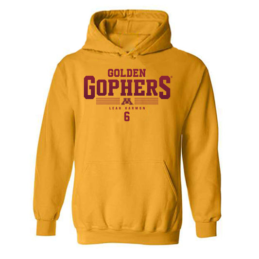 Minnesota - NCAA Women's Basketball : Leah Harmon - Classic Fashion Shersey Hooded Sweatshirt-0