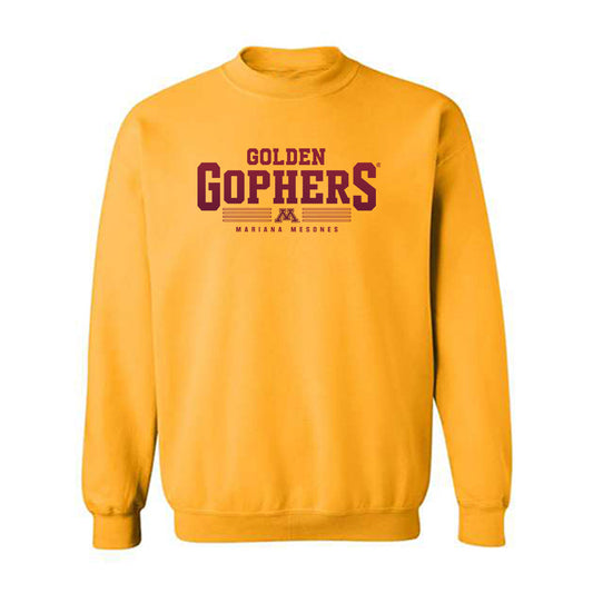 Minnesota - NCAA Women's Golf : Mariana Mesones - Classic Fashion Shersey Crewneck Sweatshirt-0