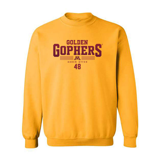 Minnesota - NCAA Football : Aaden Aytch - Classic Fashion Shersey Crewneck Sweatshirt-0