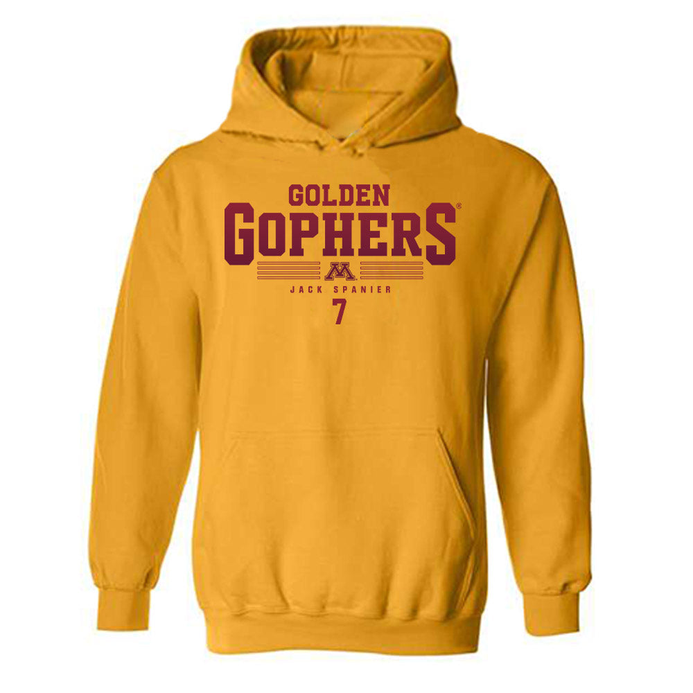 Minnesota - NCAA Baseball : Jack Spanier - Classic Fashion Shersey Hooded Sweatshirt-0
