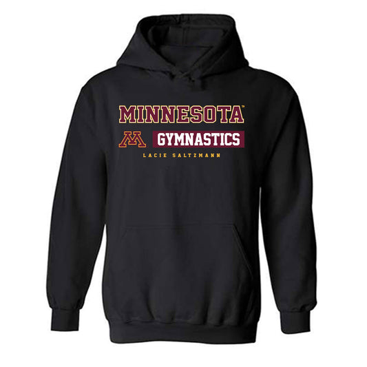 Minnesota - NCAA Women's Gymnastics : Lacie Saltzmann - Classic Fashion Shersey Hooded Sweatshirt-0