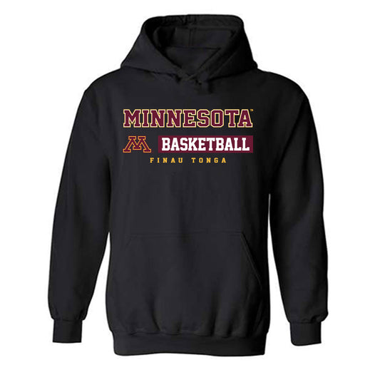 Minnesota - NCAA Women's Basketball : Finau Tonga - Classic Fashion Shersey Hooded Sweatshirt-0