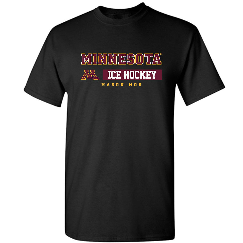 Minnesota - NCAA Men's Ice Hockey : Mason Moe - Classic Fashion Shersey T-Shirt-0