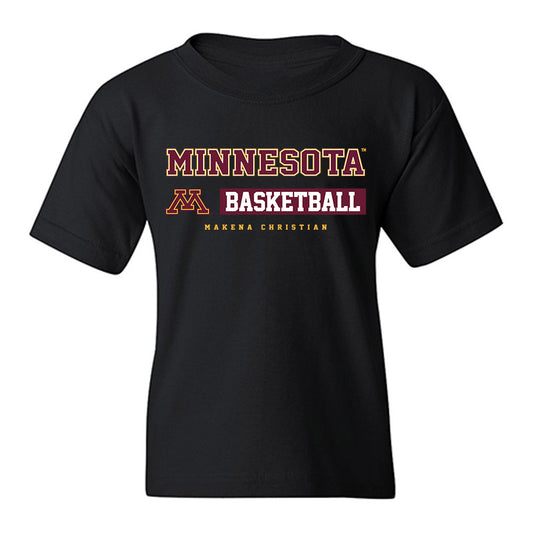 Minnesota - NCAA Women's Basketball : Makena Christian - Classic Fashion Shersey Youth T-Shirt-0