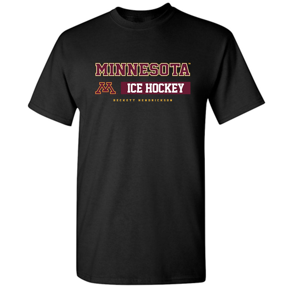 Minnesota - NCAA Men's Ice Hockey : Beckett Hendrickson - Classic Fashion Shersey T-Shirt-0