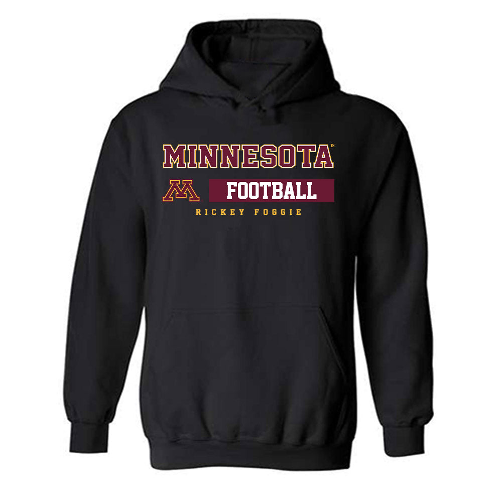 Minnesota - NCAA Football : Rickey Foggie - Classic Fashion Shersey Hooded Sweatshirt-0