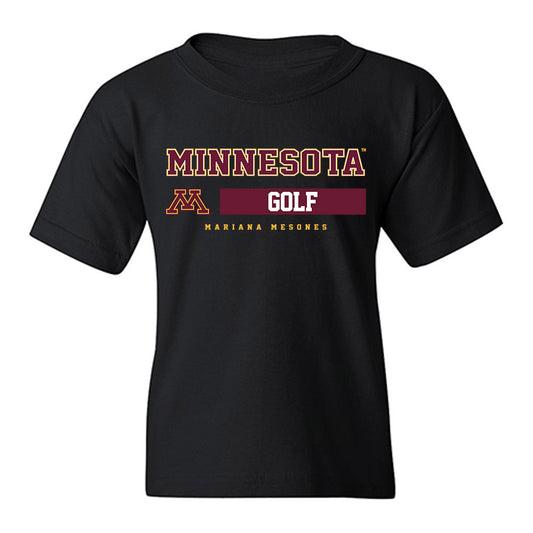 Minnesota - NCAA Women's Golf : Mariana Mesones - Classic Fashion Shersey Youth T-Shirt-0